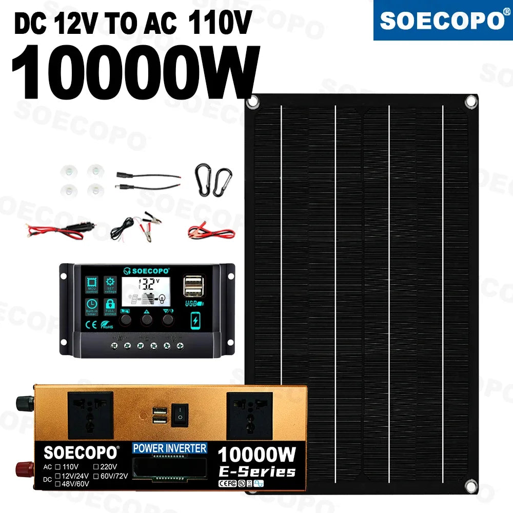 10000W Solar System Complete Kit
