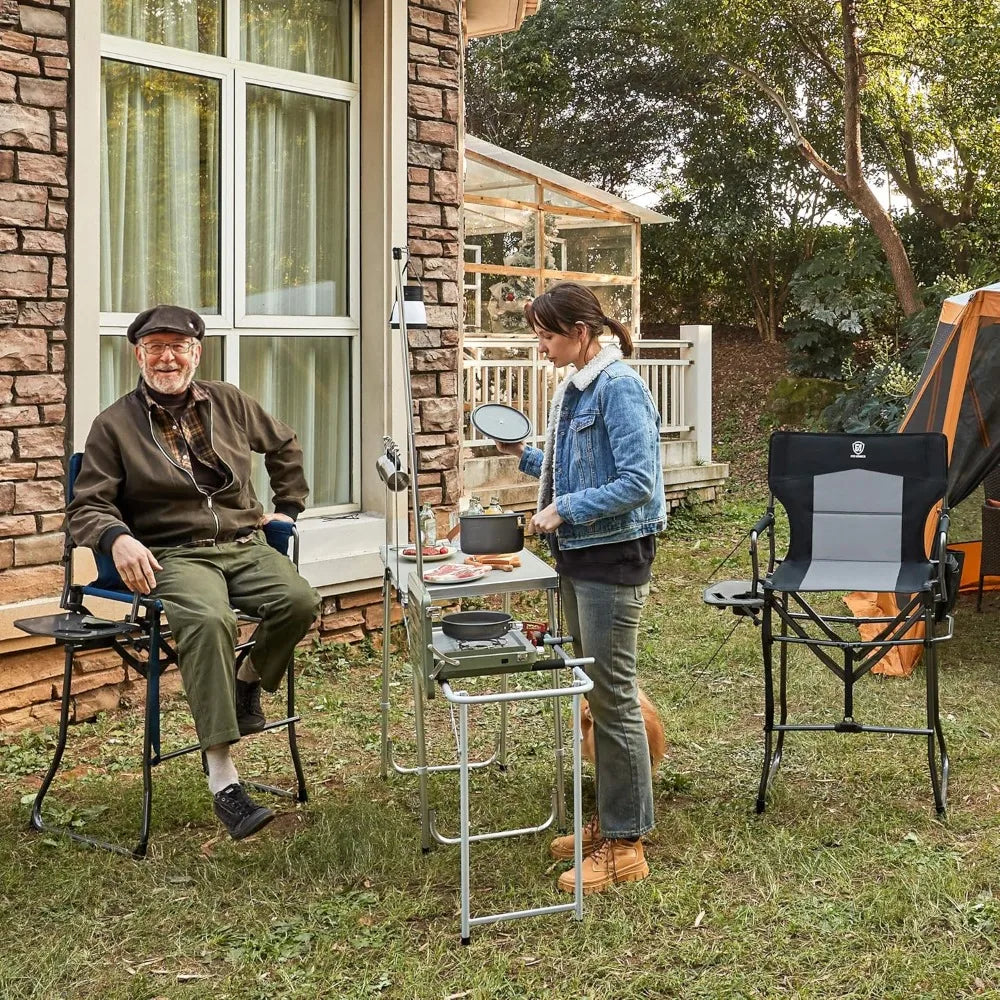 Portable Tall Folding Director’s Chair