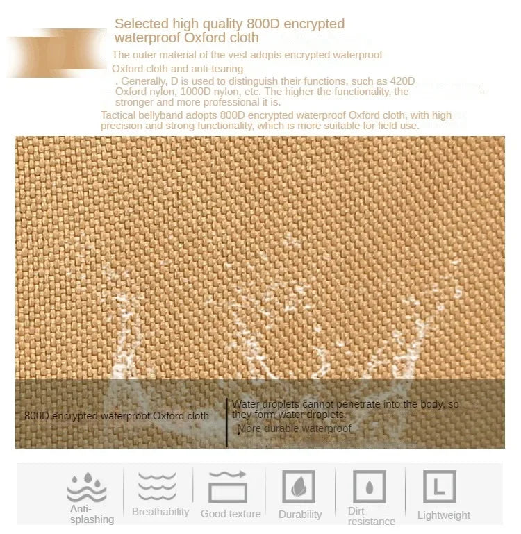 Nylon Tactical Vest – Body Armor Plate Carrier with MOLLE System for Airsoft