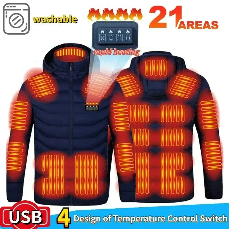 Men’s 21-Zone USB Heated Jacket