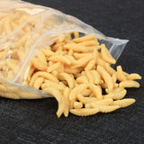 50pcs Silicone Maggot Grub Soft Fishing Lures