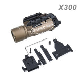 Tactical X300/X300U/X300V/XH35 Pistol LED Strobe Flashlight – 20mm Rail Mount