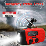 SSolar Hand Crank Camping Light with AM/FM Radio