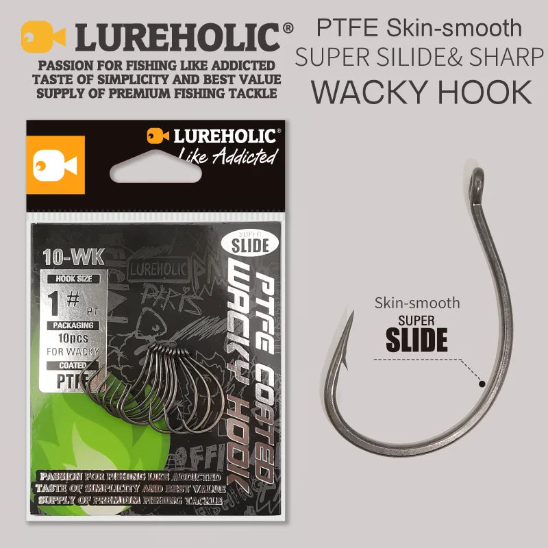 LUREHOLIC PTFE Super Slide Wacky Hook