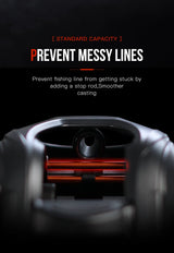 SEASIR Cast X2 Baitcasting Reel – 7.3:1 Gear Ratio, Hybrid Ceramic Bearings, Carbon Fiber Washer, Dual Bearing System & N52 Brake