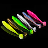 10pcs T-Tail Worm Soft Lures