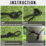 Portable Camping Hammock with Mosquito Net & Rain Shelter