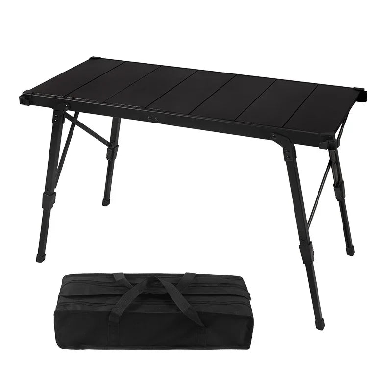MOUNTAINHIKER Folding Camping IGT Table – Lightweight Wood Outdoor BBQ & Picnic Table
