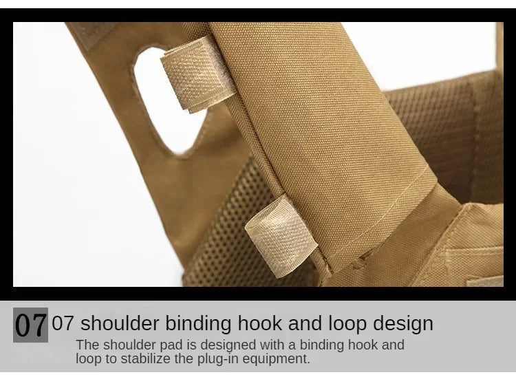 Nylon Tactical Vest – Body Armor Plate Carrier with MOLLE System for Airsoft