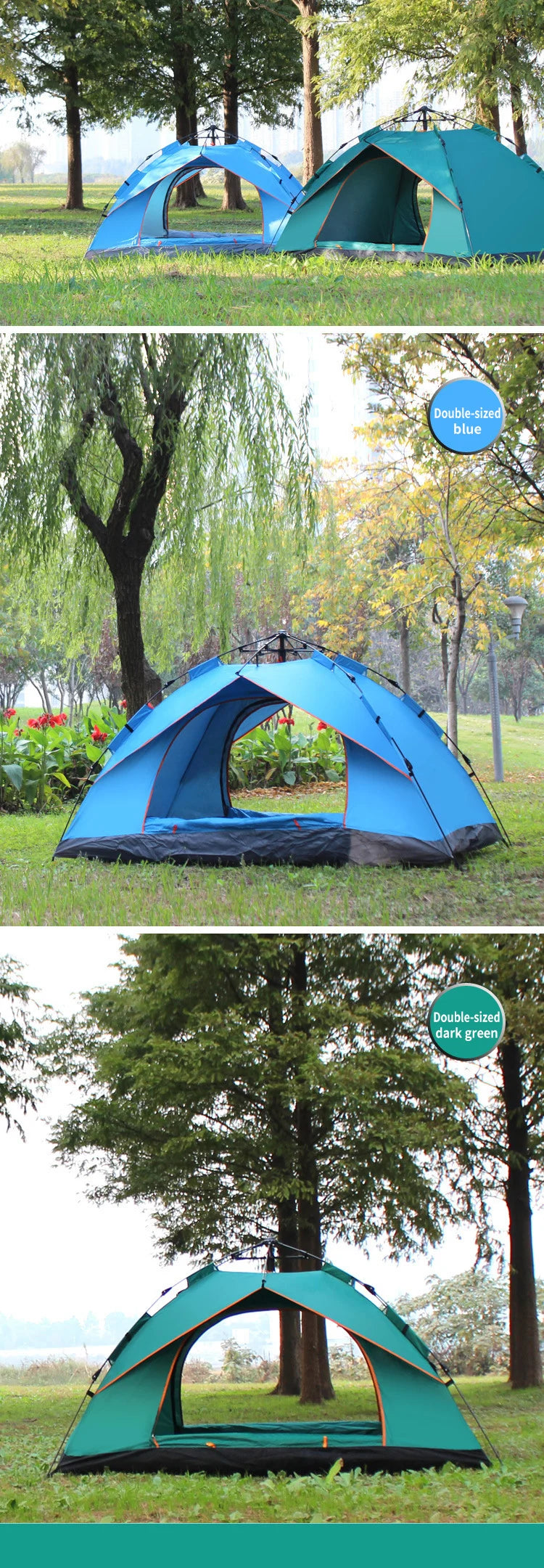 Automatic Quick-Opening 3-4 Person Camping Tent