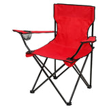Foldable Camping Chair – Portable Outdoor Seat with Bottle Holder
