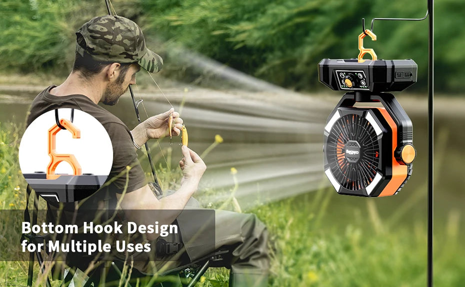 20000mAh Portable Camping Fan