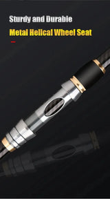 Telescopic Fishing Rod – 3.9m/4.2m/5.0m Carbon Surfcasting Rod, Travel Spinning & Baitcasting Rod with 20–250g Power Casting