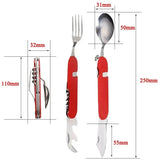 Foldable Camping Utensil Set