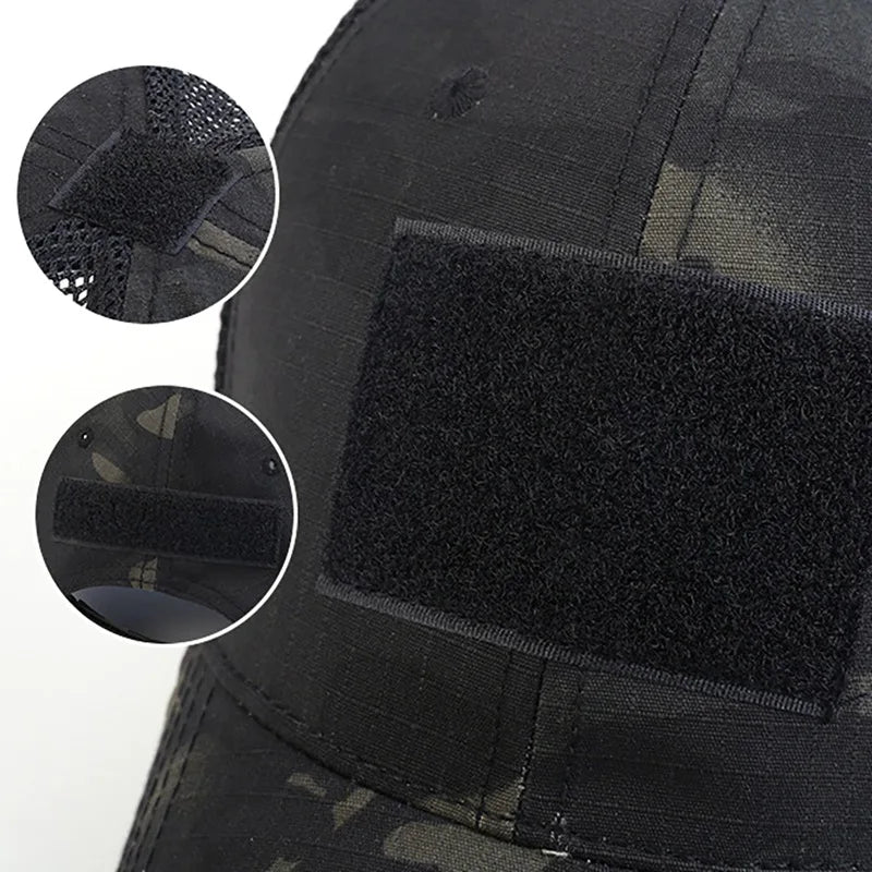 Unisex Sports Outdoor Sunscreen Quick-Drying Hat Men Casual Cap Female Unisex Camouflage Hunting Fishing Baseball Cap