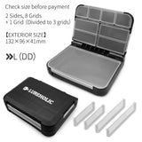 LUREHOLIC Fishing Tackle Box – Waterproof Organizer for Lures, Hooks, Jig Heads, Swivels, Snaps & Fishing Accessories Storage