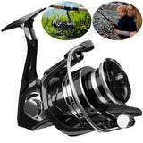 Full Metal Spinning Fishing Reel – 5.2:1 Gear Ratio, 12kg Max Drag, All-Purpose Reel