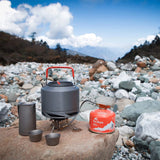 Fire Maple Hiking Teapot – Outdoor Camping Kettle with Heat Exchanger & Filter (0.8L / 1.3L)