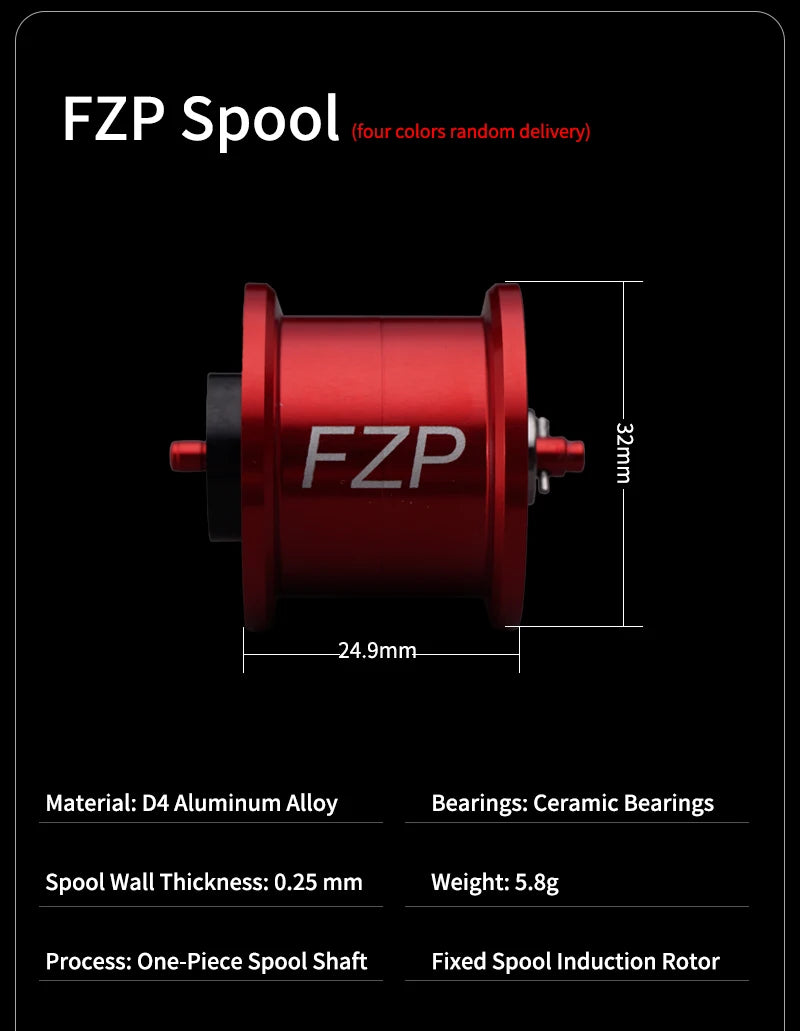 PURELURE ZANA Baitcasting Reel – 139g Aluminum Alloy Frame, 5.8g Spool, 7.6 Gear Ratio, 4KG Drag for Freshwater & Saltwater Fishing