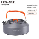 Fire Maple Hiking Teapot – Outdoor Camping Kettle with Heat Exchanger & Filter (0.8L / 1.3L)