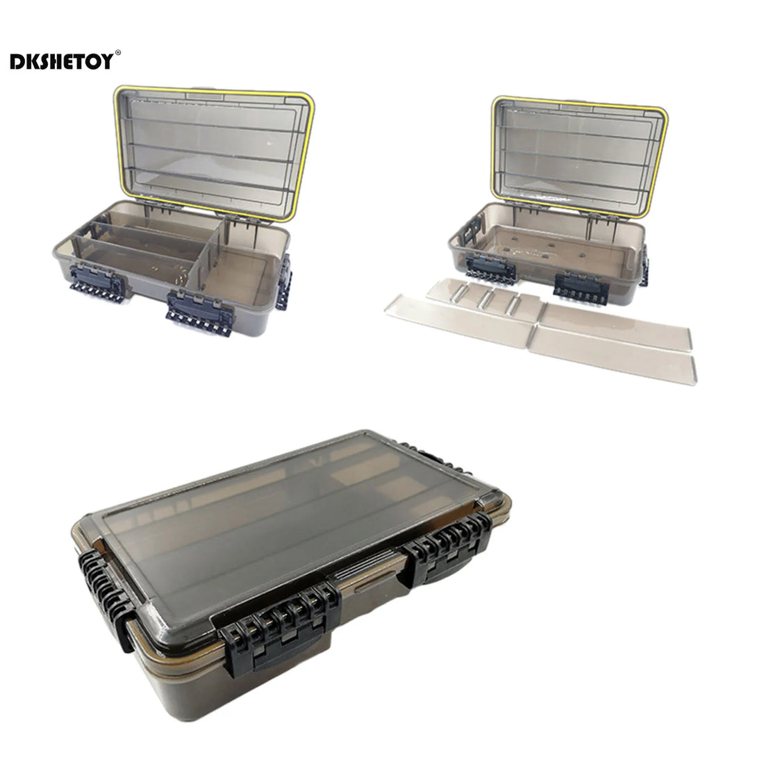 Fishing Tackle Box Organizer – Waterproof Lure Box with Removable Dividers for Hooks, Lines & Small Fishing Accessories