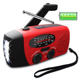 SSolar Hand Crank Camping Light with AM/FM Radio