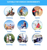 LNGXO Unisex Waterproof Hiking Jacket