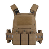 Ferro V5 FCPC Plate Carrier – Modular MOLLE Hunting Vest with Triple Magazine Pouch