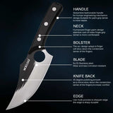 High Carbon Steel Kitchen Knife Set