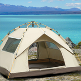 Outdoor Camping Tent – Sunshade Shelter with 2 Doors & 2 Windows for Travel & Self-Driving Trips
