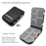LUREHOLIC Fishing Tackle Box – Waterproof Organizer for Lures, Hooks, Jig Heads, Swivels, Snaps & Fishing Accessories Storage
