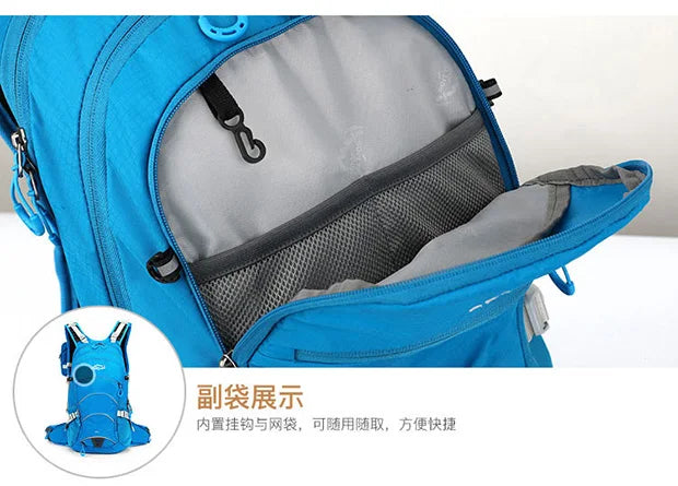 Mountaineering backpack 20 liters men's and women's outdoor sports bag waterproof camping hiking rain