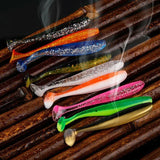 10pcs T-Tail Worm Soft Lures
