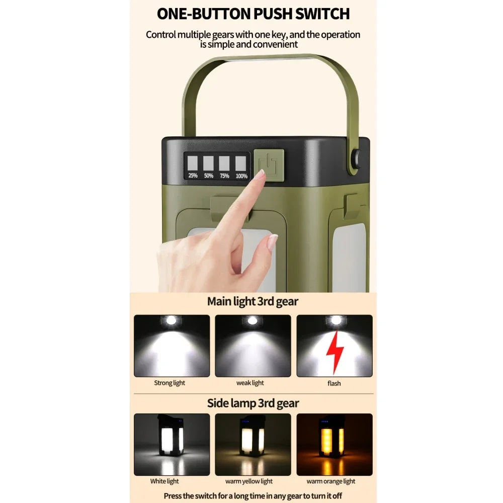 2000mAh Solar Camping Light