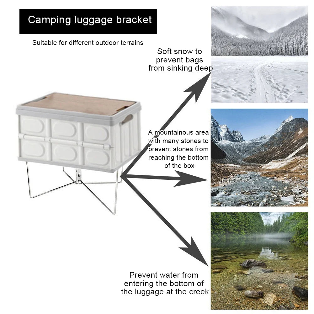 Aluminum Alloy Folding Storage Box Stand