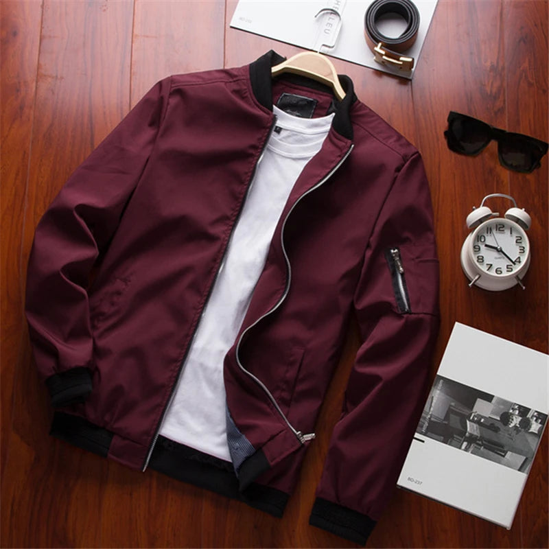 Men’s Slim Bomber Jacket