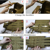 Nylon Tactical Vest – Body Armor Plate Carrier with MOLLE System for Airsoft