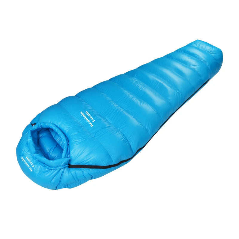 Winter Goose Down Mummy Sleeping Bag – Adult 3-Season Warmth