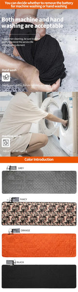 Outdoor USB Heated Sleeping Mat – Electric Camping Mattress Pad for Sleeping Bags