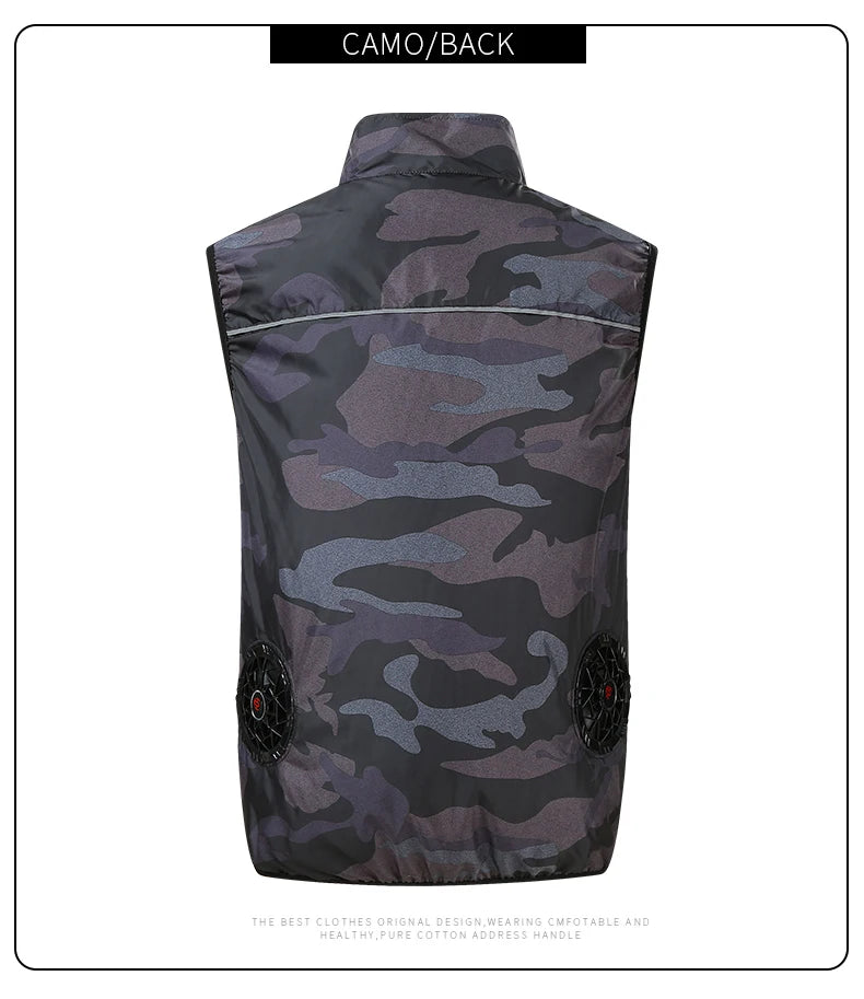 Men & Women Cooling Fan Vest