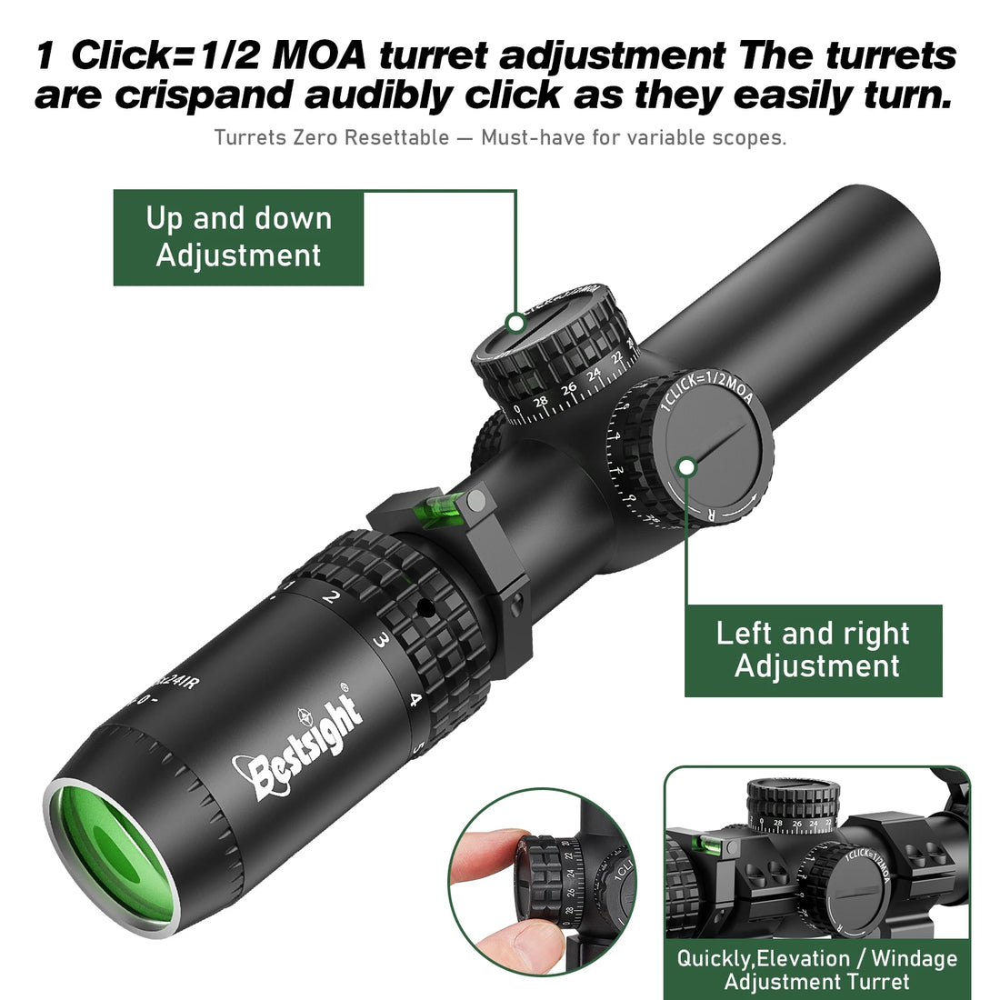 1–5x24 Tactical Rifle Scope
