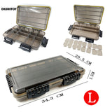Fishing Tackle Box Organizer – Waterproof Lure Box with Removable Dividers for Hooks, Lines & Small Fishing Accessories