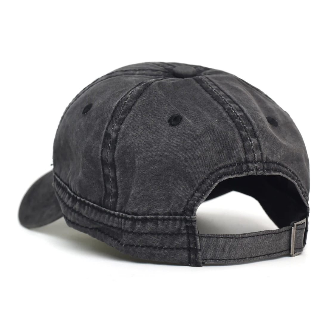 Washed Cotton Baseball Cap Men Women Casual Vintage Dad Hat Adjustable Trucker Style Low Profile Outdoor