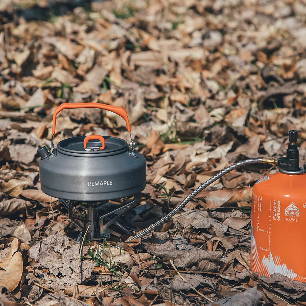 Fire Maple Hiking Teapot – Outdoor Camping Kettle with Heat Exchanger & Filter (0.8L / 1.3L)
