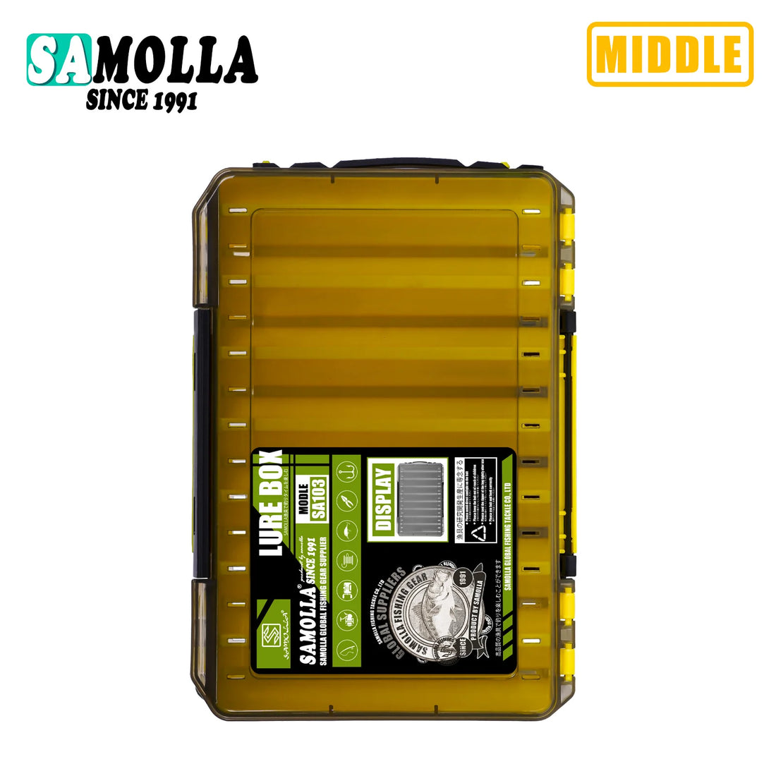Double Sided Lure Baits Box Fishing Large Compartments