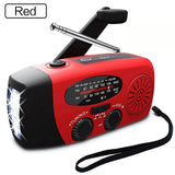 SSolar Hand Crank Camping Light with AM/FM Radio