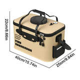 Foldable EVA Live Fish Bucket – Multifunctional Outdoor Fishing and Bait Bag