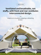 Automatic Quick-Opening 3-4 Person Camping Tent