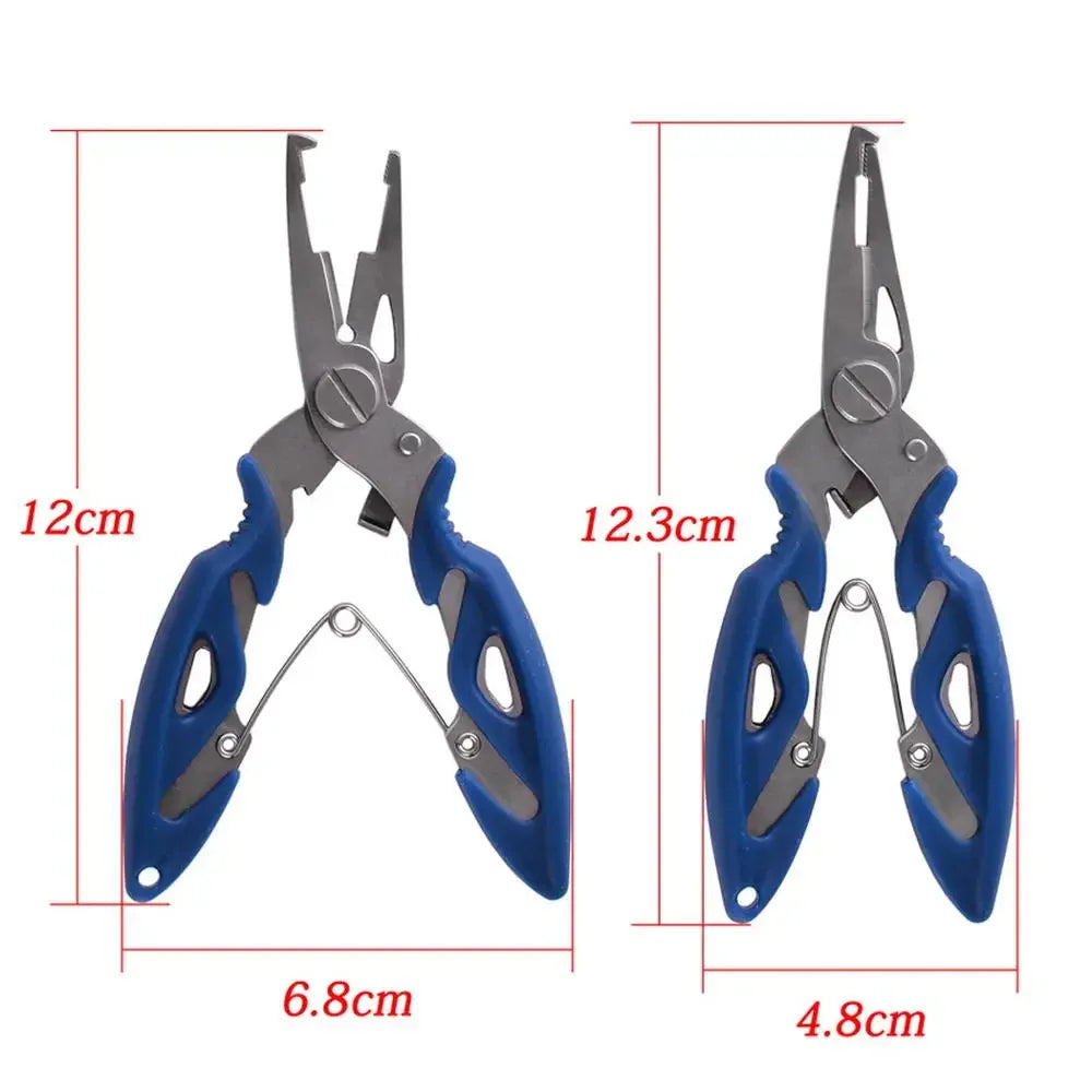 Fishing Plier Scissor Braid Line Lure Cutter Hook Remover etc Fishing Tackle Tool Cutting Fish Use Tongs Multifunction Scissors