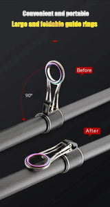 Telescopic Fishing Rod – 3.9m/4.2m/5.0m Carbon Surfcasting Rod, Travel Spinning & Baitcasting Rod with 20–250g Power Casting